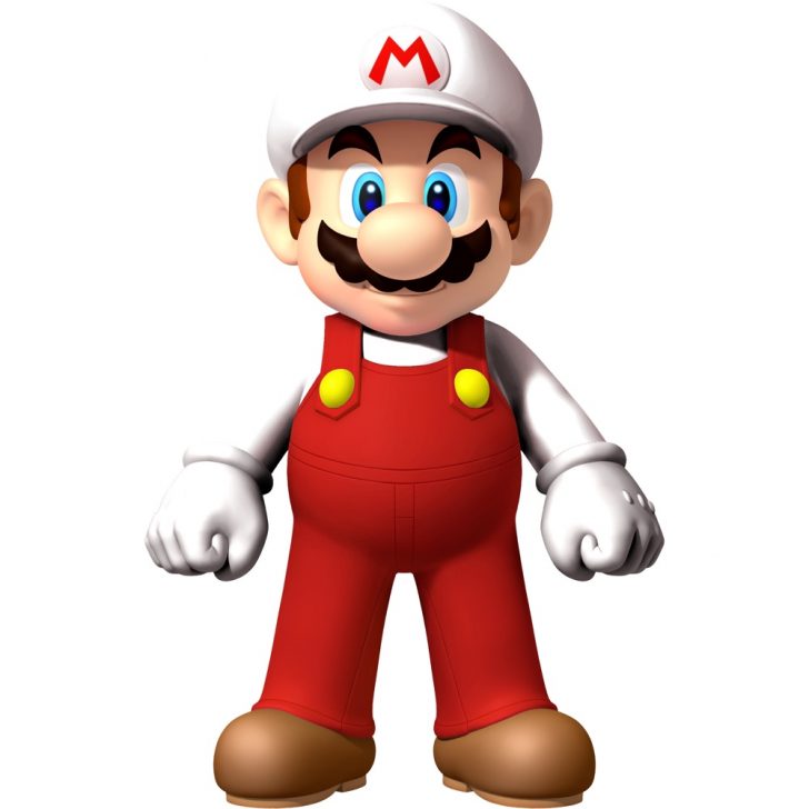 Fire Mario Costume - Super Mario Fancy Dress