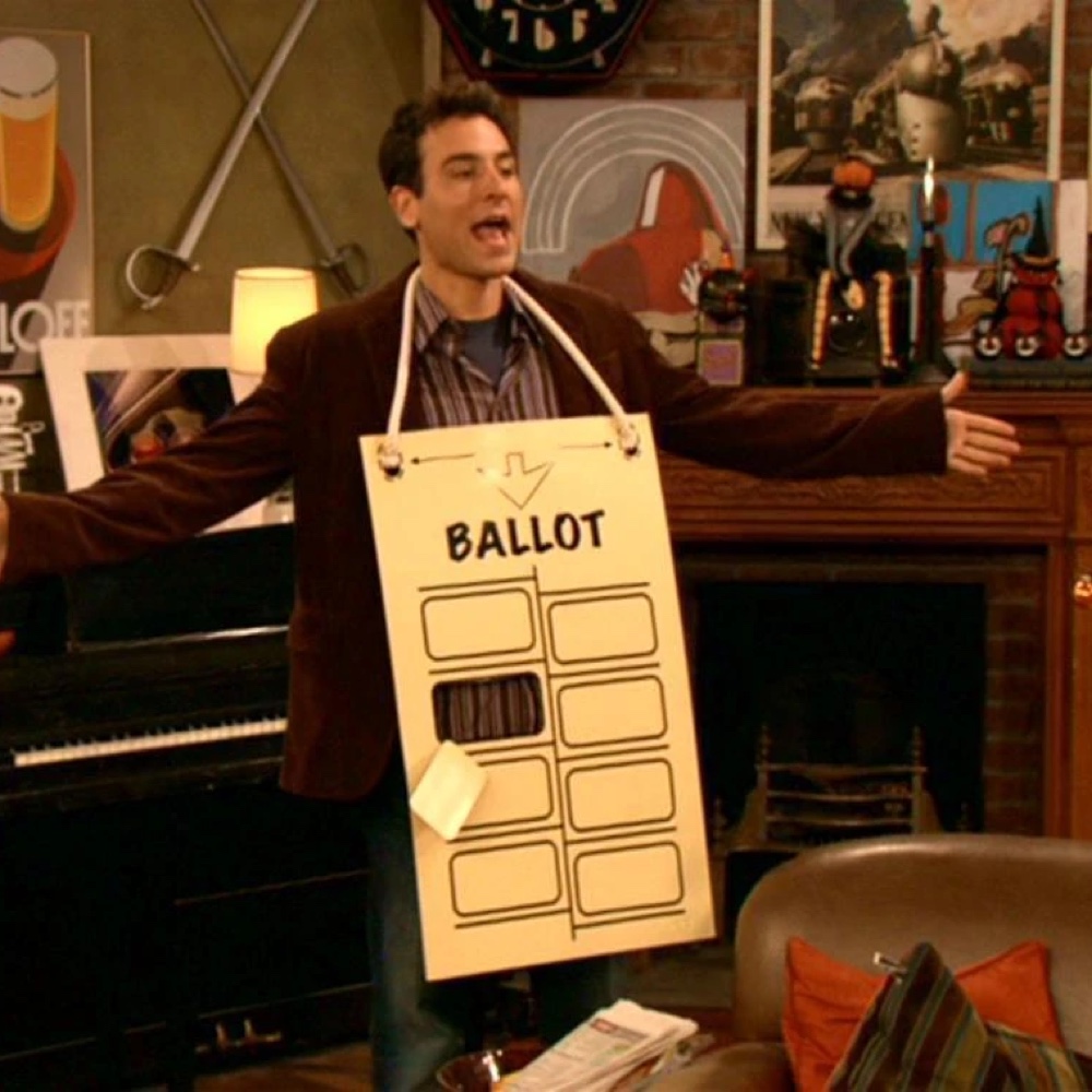 Hanging Chad Costume and Style - How I Met Your Mother Fancy Dress