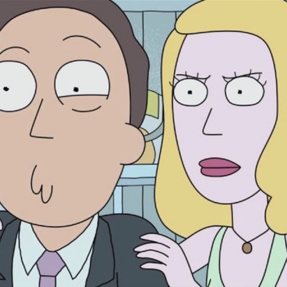 Jerry and Beth Smith Costume - Rick and Morty Fancy Dress