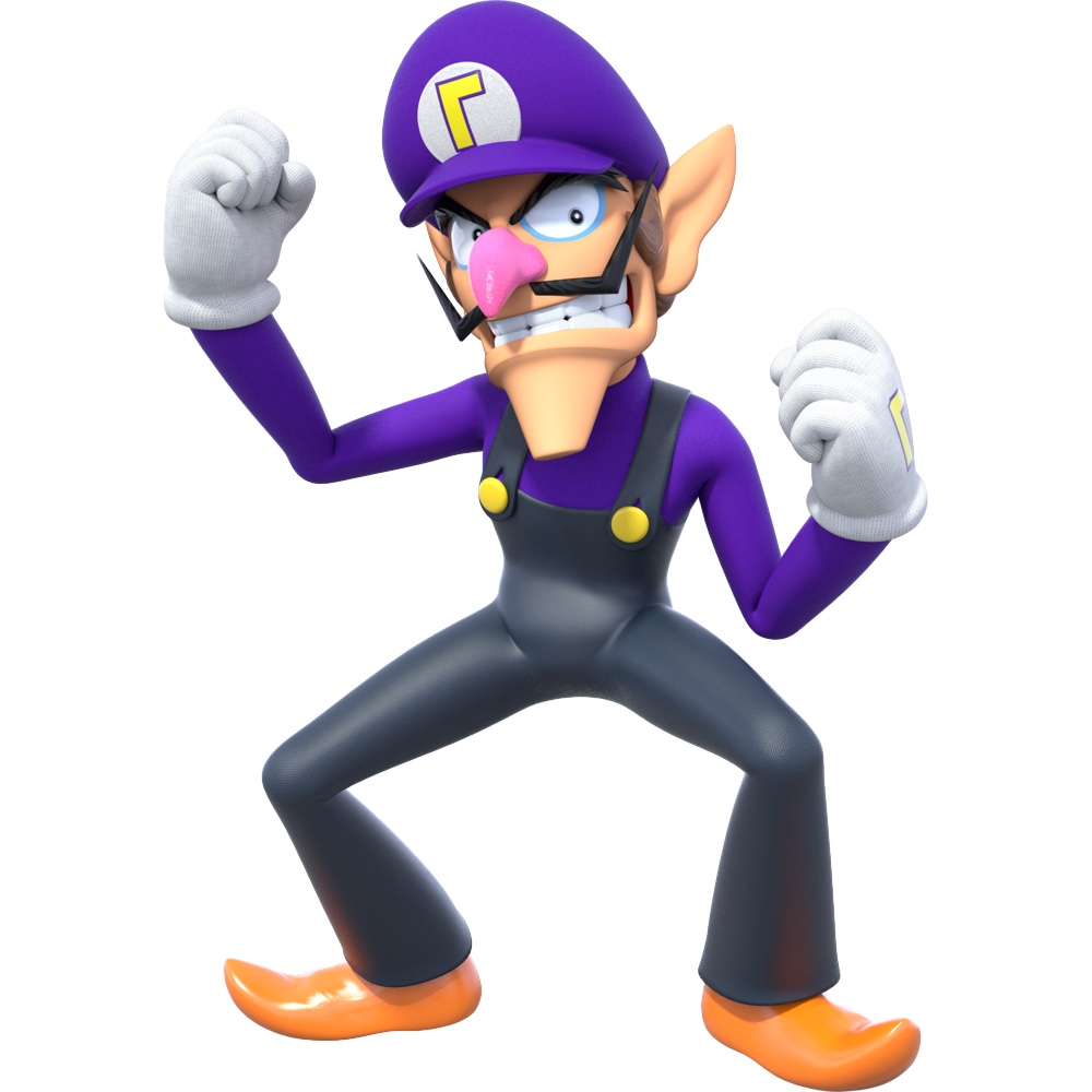 Waluigi (Super Mario) Costume - Super Mario Fancy Dress - Video Games
