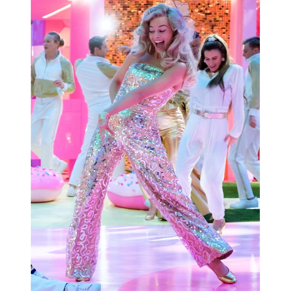 Dance Party Barbie Costume - Disco - Barbie Movie 2023 Fancy Dress - Margot Robbie