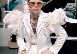 Elton John Costume - Rocket Man White Suit Fancy Dress