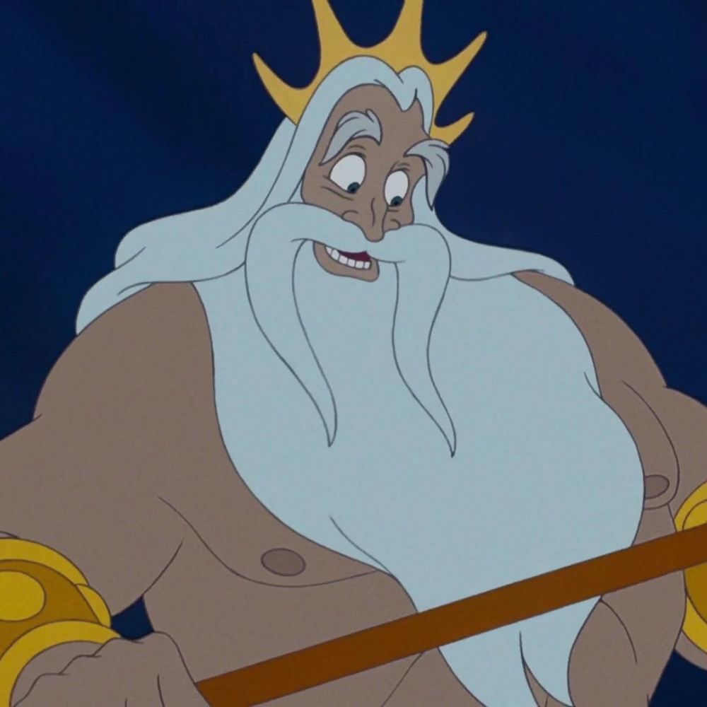 King Triton Costume - The Little Mermaid Fancy Dress