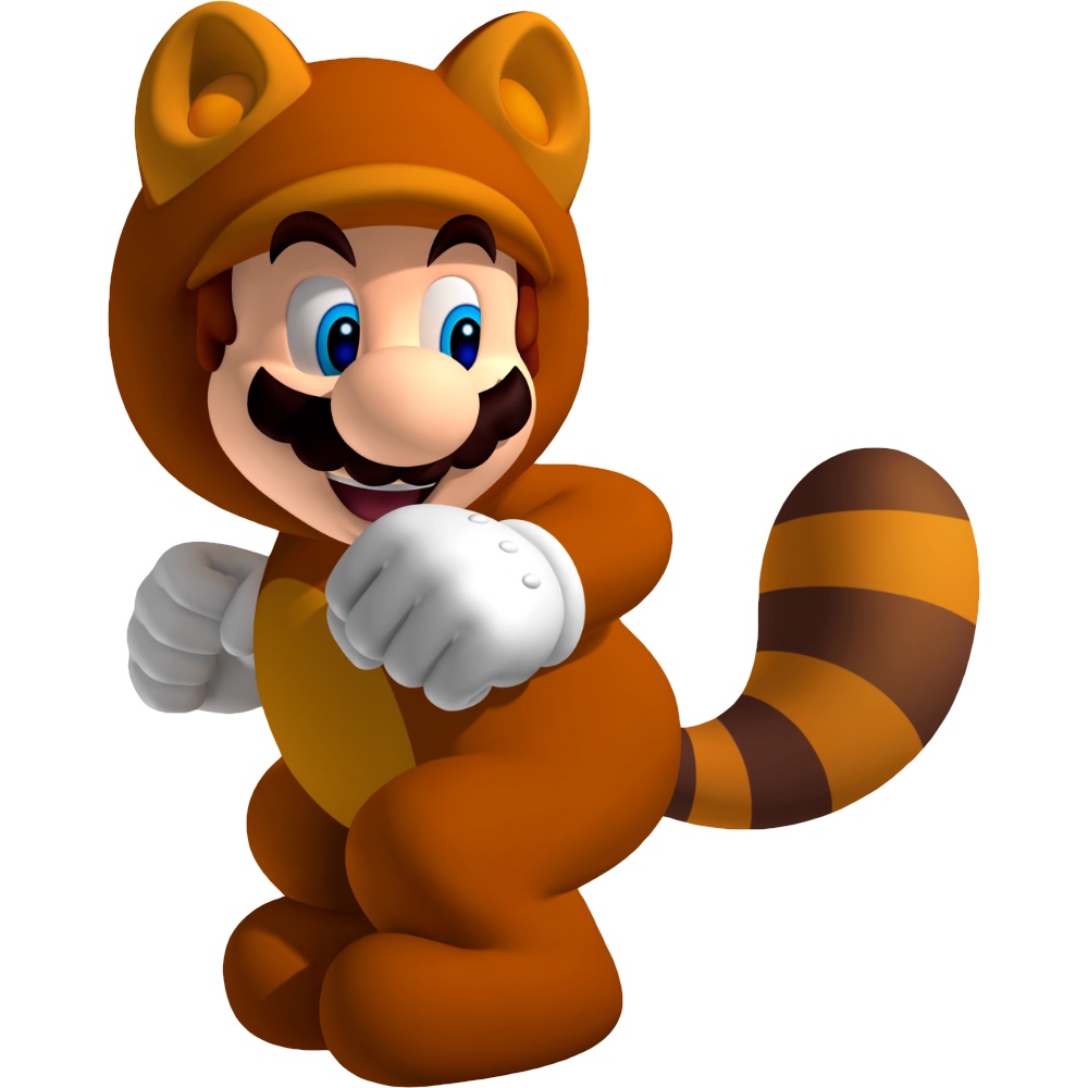 Mario Tanooki Costume - Super Mario Fancy Dress - Video Games