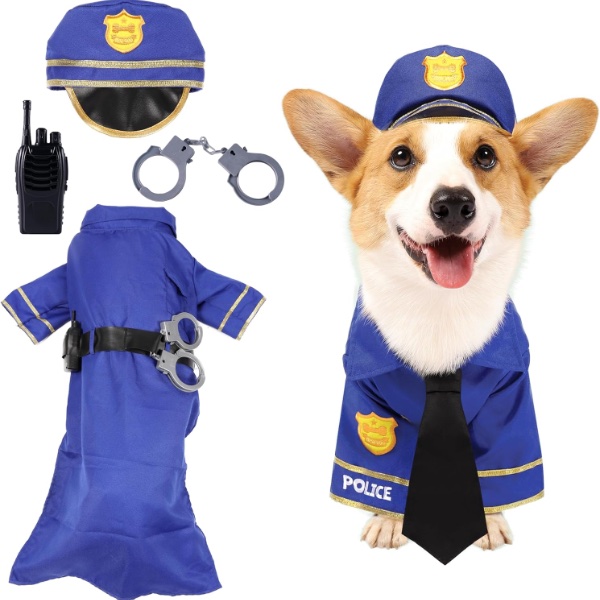 10 Dog Halloween Costume - Pet Fancy Dress Ideas - Policeman Dog