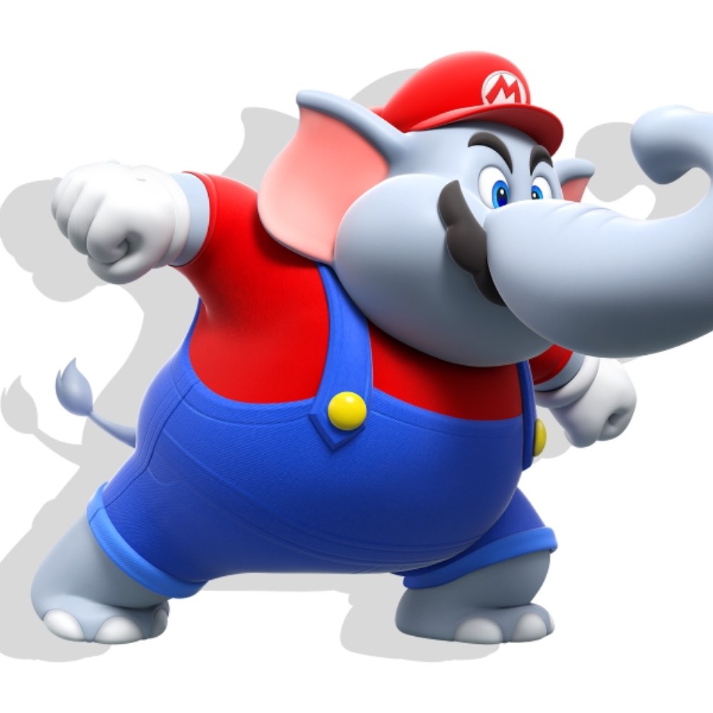 Elephant Costume - Super Mario - Nintendo Fancy Dress Halloween