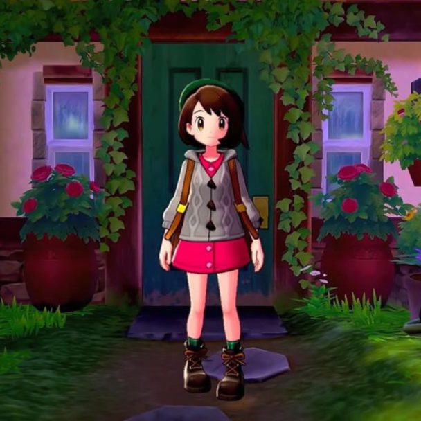 Scottish Female Trainer Gloria from Pokemon Sword and Shield