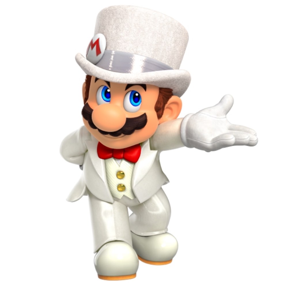 Wedding Mario Costume - Super Mario - Nintendo Fancy Dress Halloween