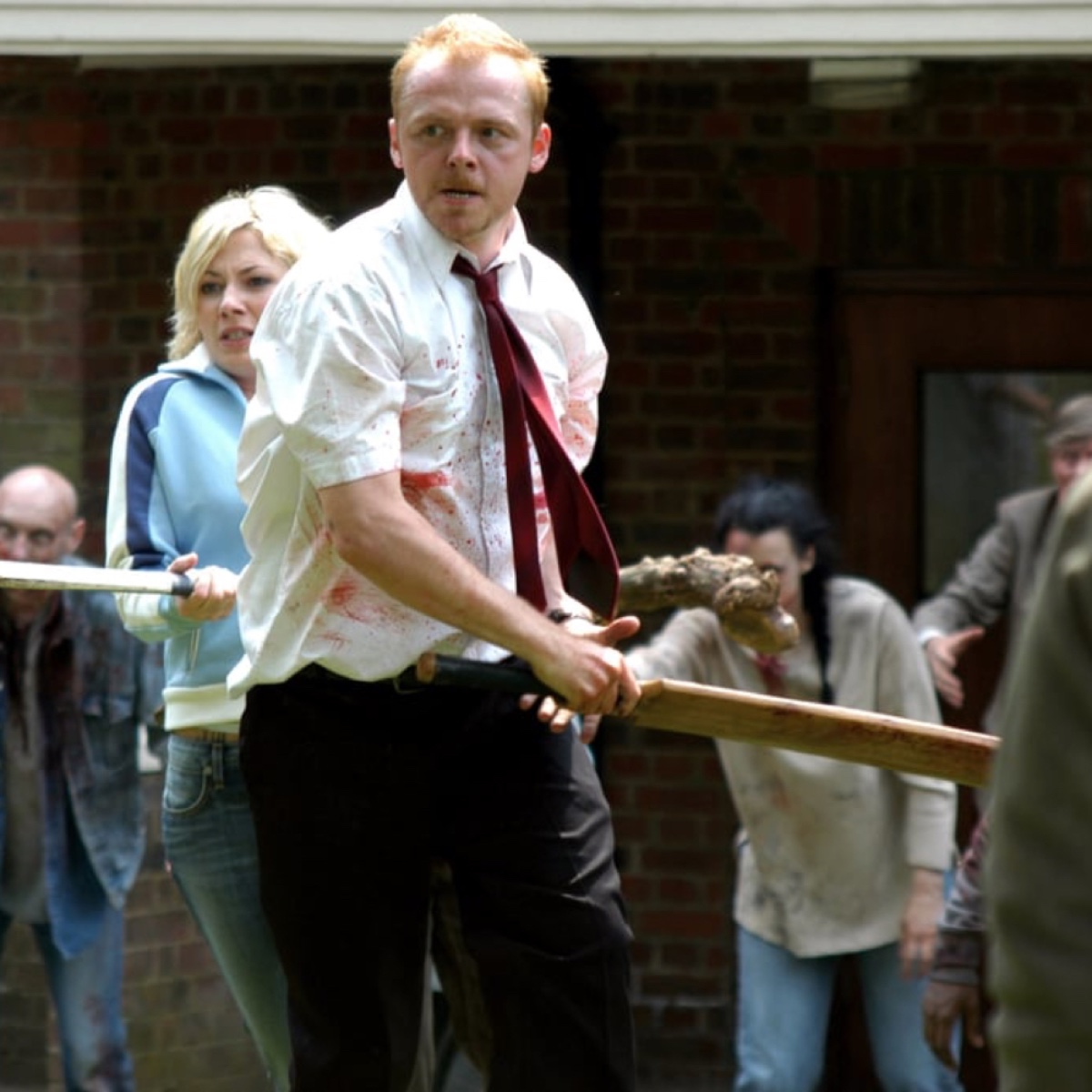 Shaun of the Dead Costume - Shaun of the Dead Fancy Dress - Shaun and Ed Cosplay - Shaun Fake Blood