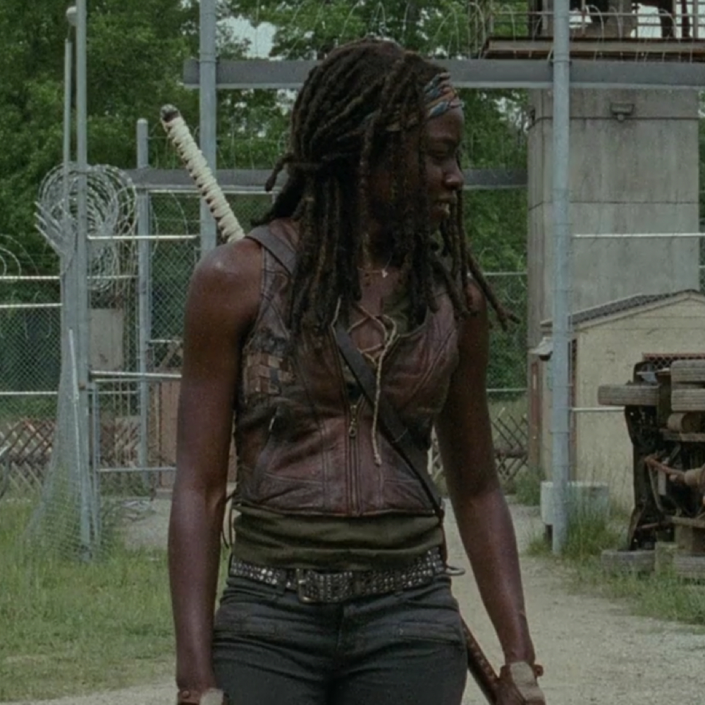 Michonne Costume - Michonne Leather Vest - The Walking Dead