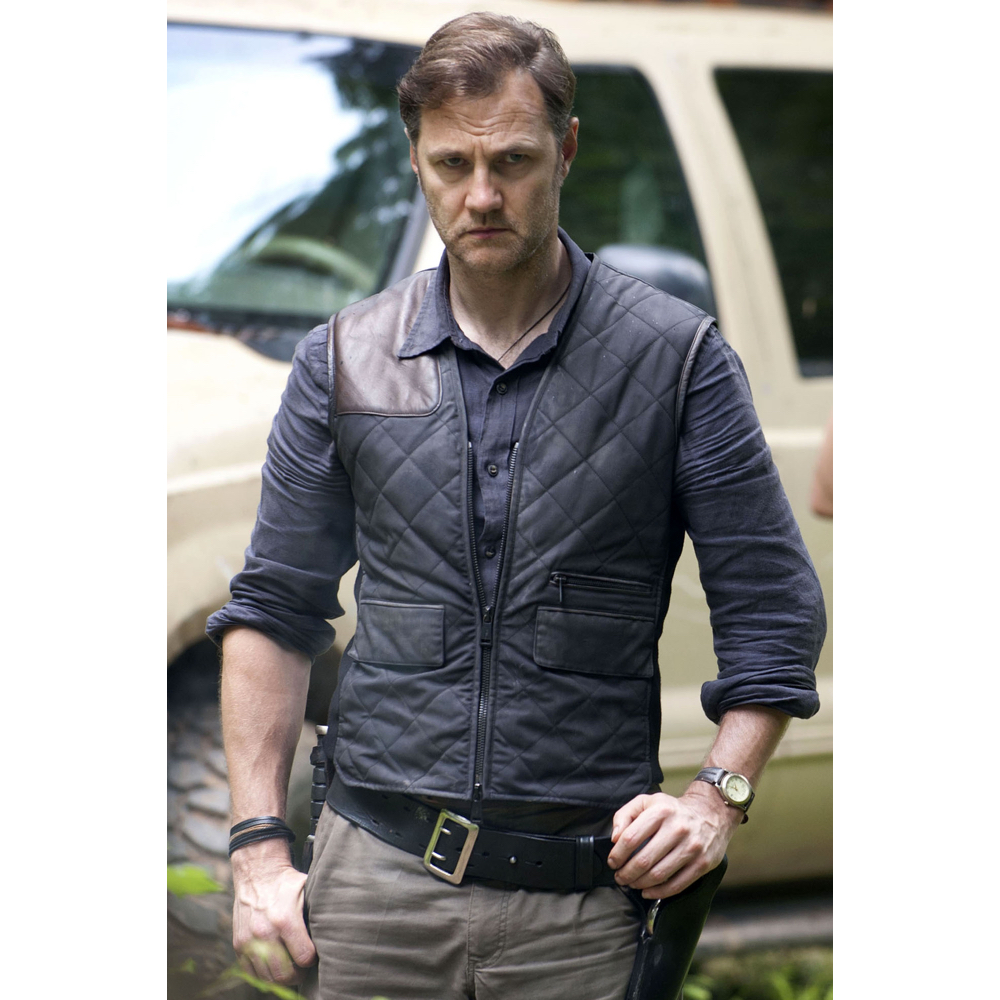 The Governor Costume - The Walking Dead - The Governor Quilted Vest