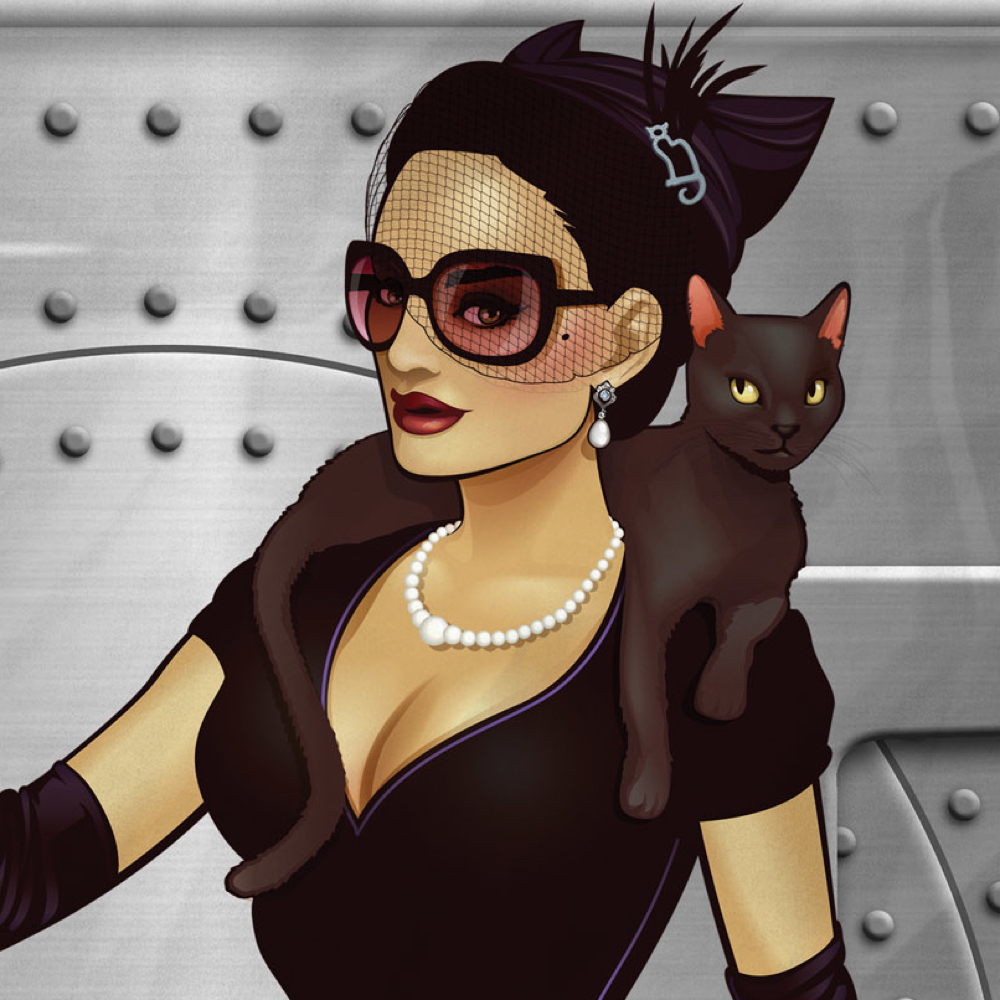 Bombshell Catwoman Costume - DC Bombshells - Bombshell Catwoman Cat Ears