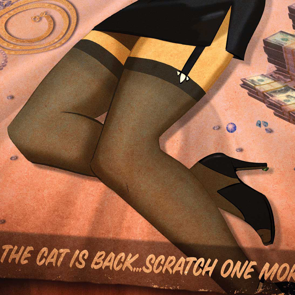 Bombshell Catwoman Costume - DC Bombshells - Bombshell Catwoman Stockings