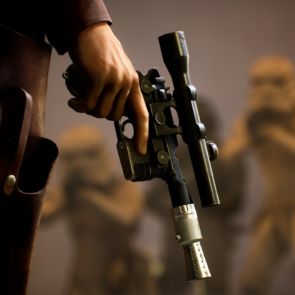 Han Solo Costume - Han Solo Gun - Solo A Star Wars Story Costume