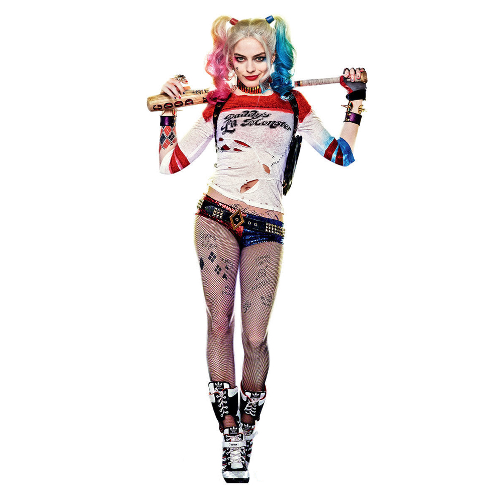 Margot Robbie Harley Quinn Costume - Harley Quinn boots - Suicide Squad Costume