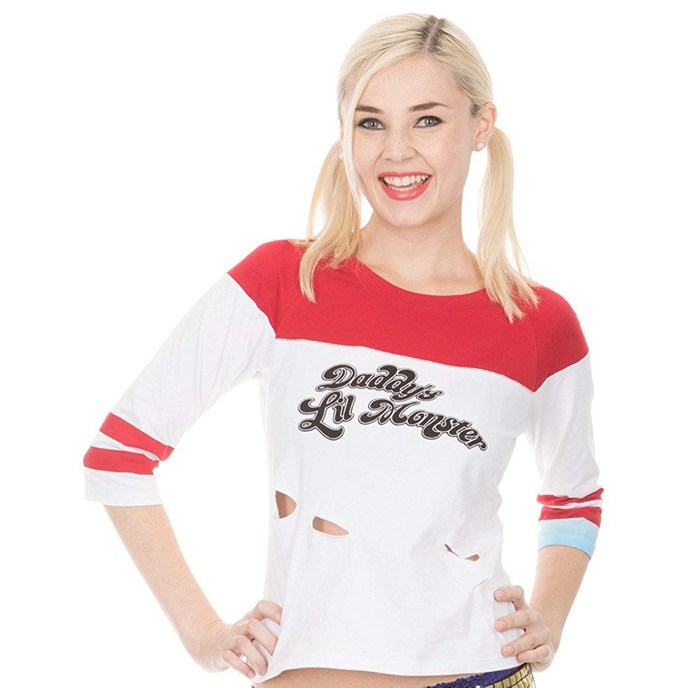 Harley Quinn Costume - Harley Quinn Daddys Lil Monster T-Shirt - Suicide Squad Costume