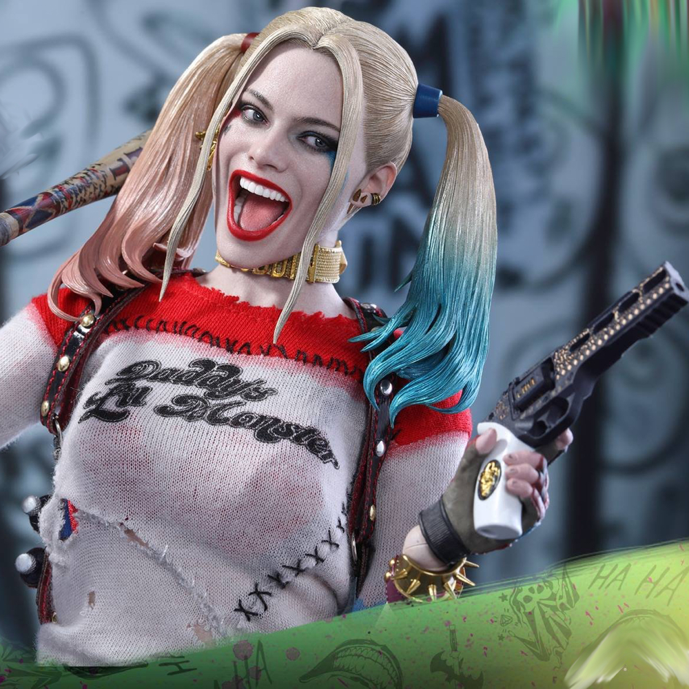 Margot Robbie Harley Quinn Costume - Harley Quinn gun - Suicide Squad Costume