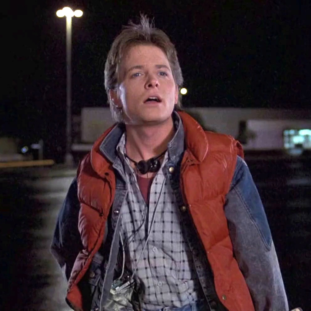 Marty McFly Costume - Marty McFly Puffer Vest