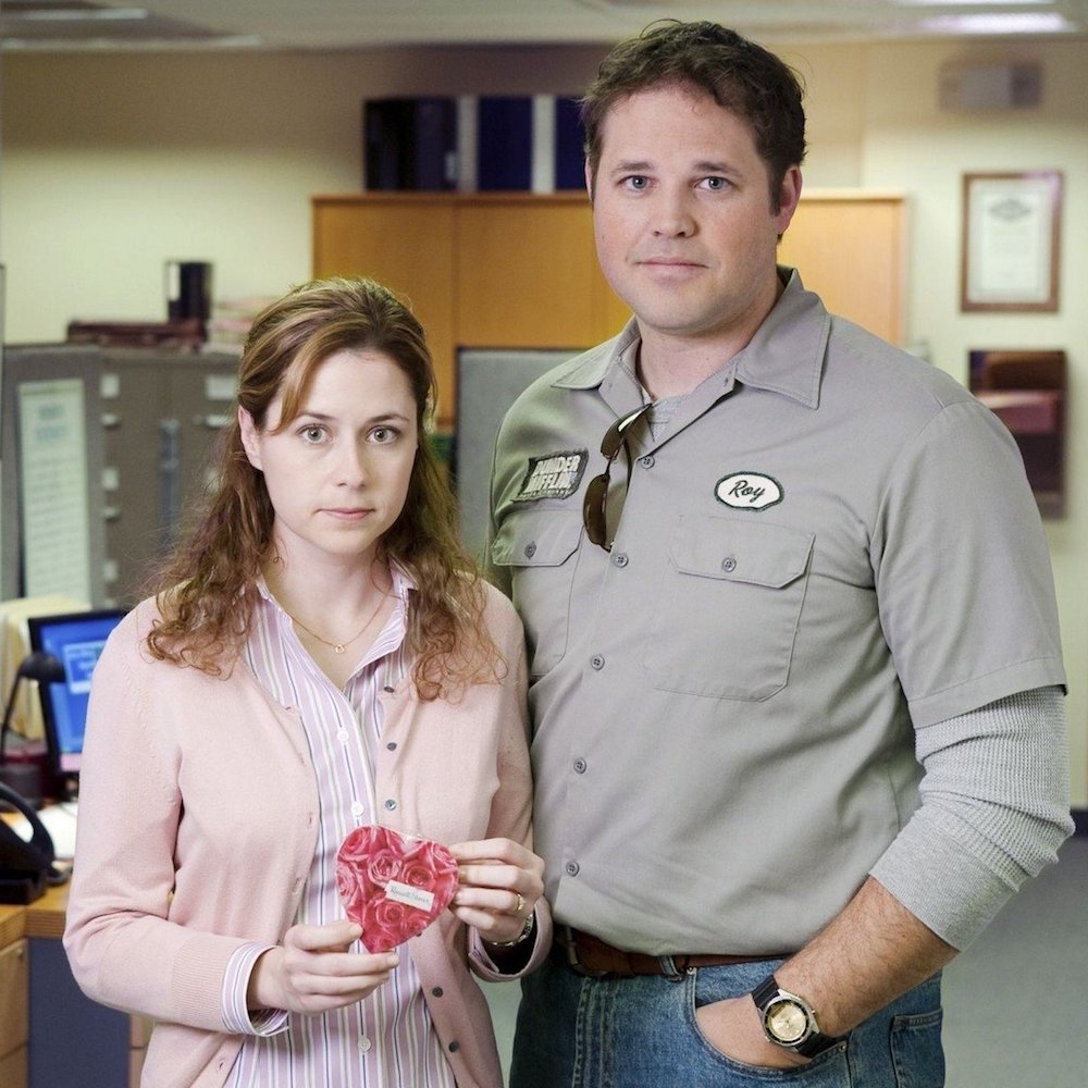 Pam Beesly is nearly always seen in The Office wearing a relatively loose f...